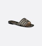  Dép Nữ Dior Dway Slide 'Black' 