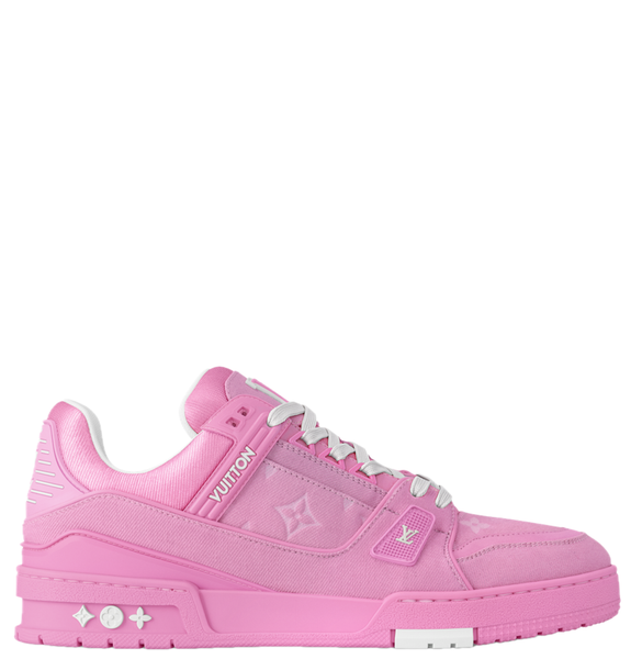  Giày Nữ Louis Vuitton LV Trainers 'Pink' 