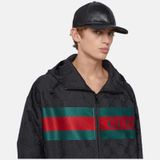  Mũ Gucci Leather Cap 'Black' 