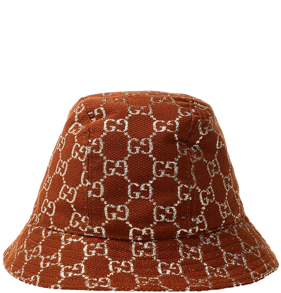  Mũ Nữ Gucci Lurex Hat 'Brown' 