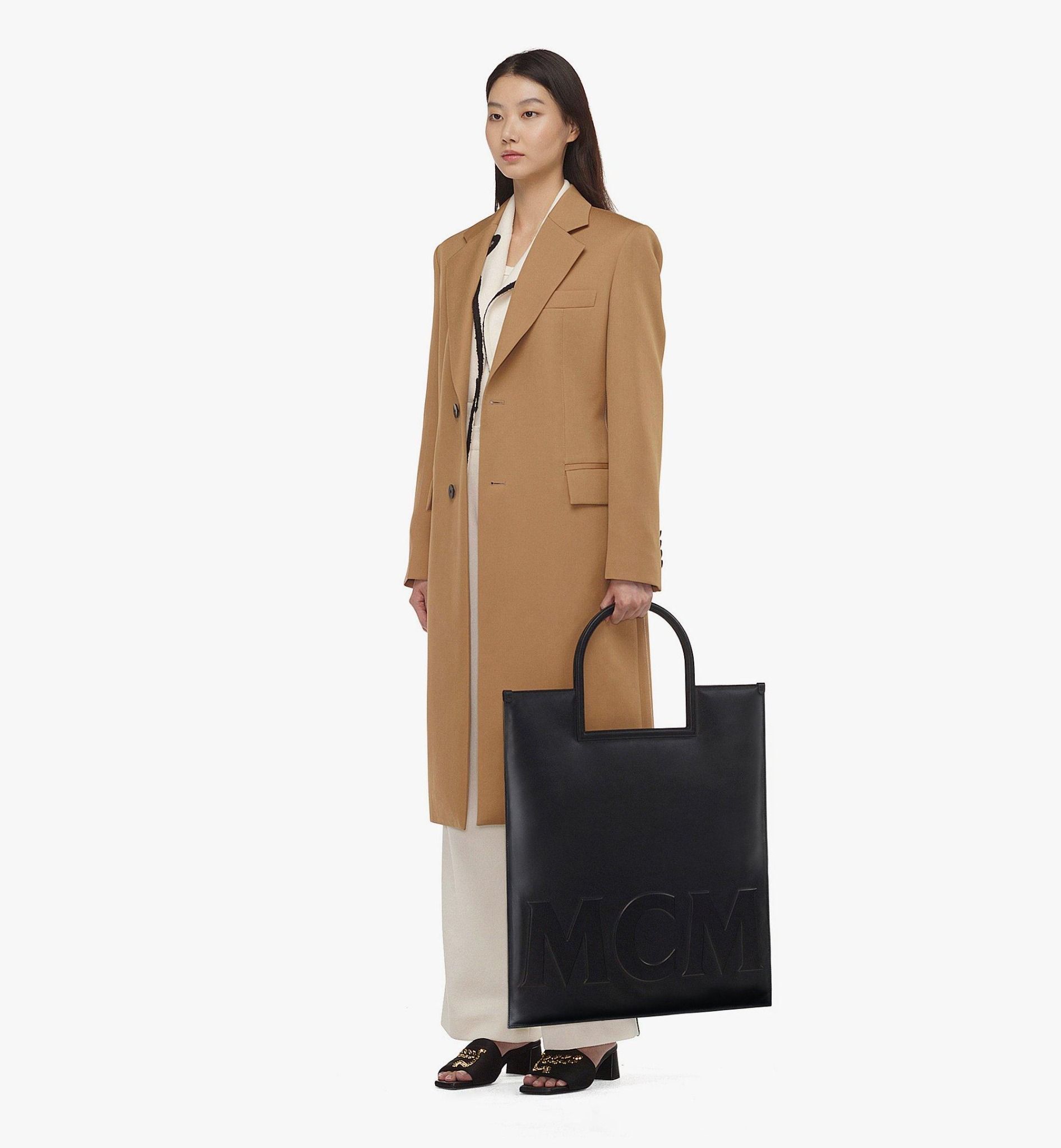  Túi MCM Aren Fold Tote 'Black' 