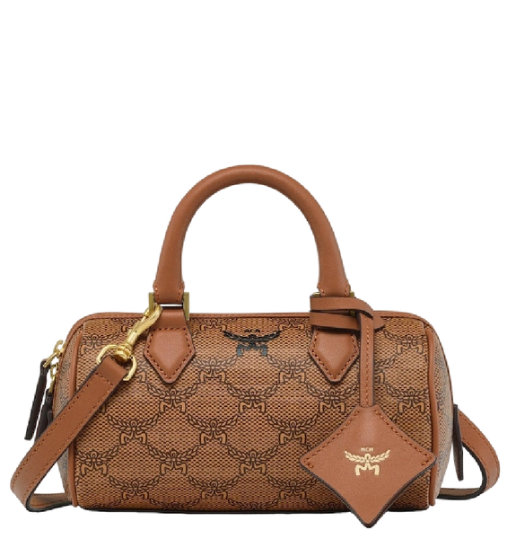  Túi MCM Ella Boston Bag 'Cognac' 