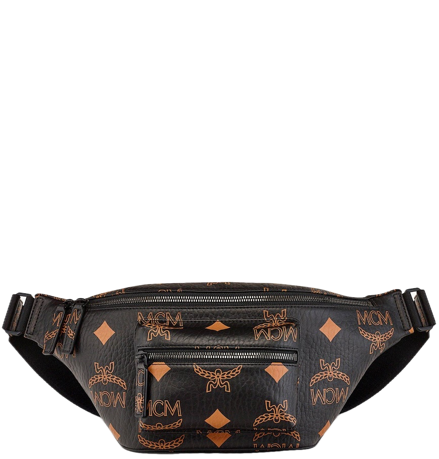  Túi MCM Fursten Belt Bag 'Black' 