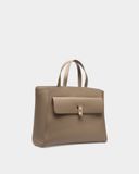  Túi Nữ Bally Lock Me Tote Bag 'Taupe' 