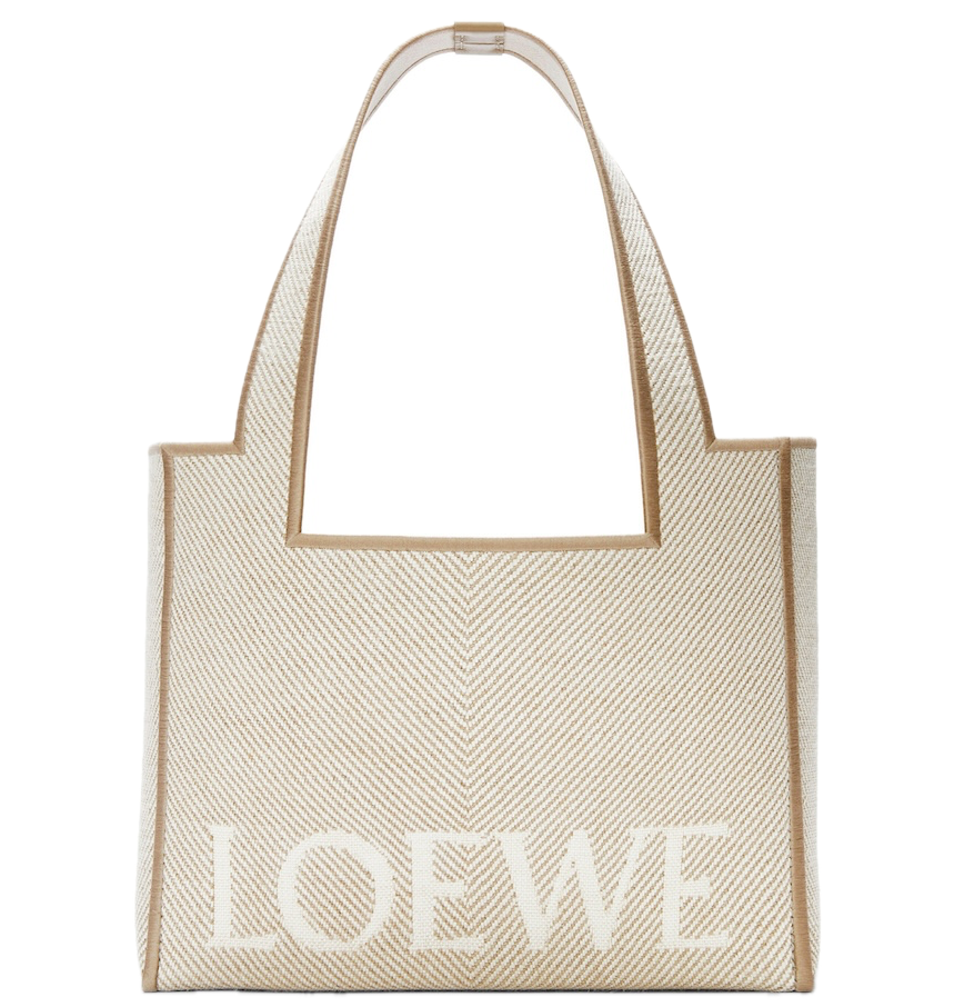  Túi Nữ Loewe Medium Font Tote 'Ecru' 