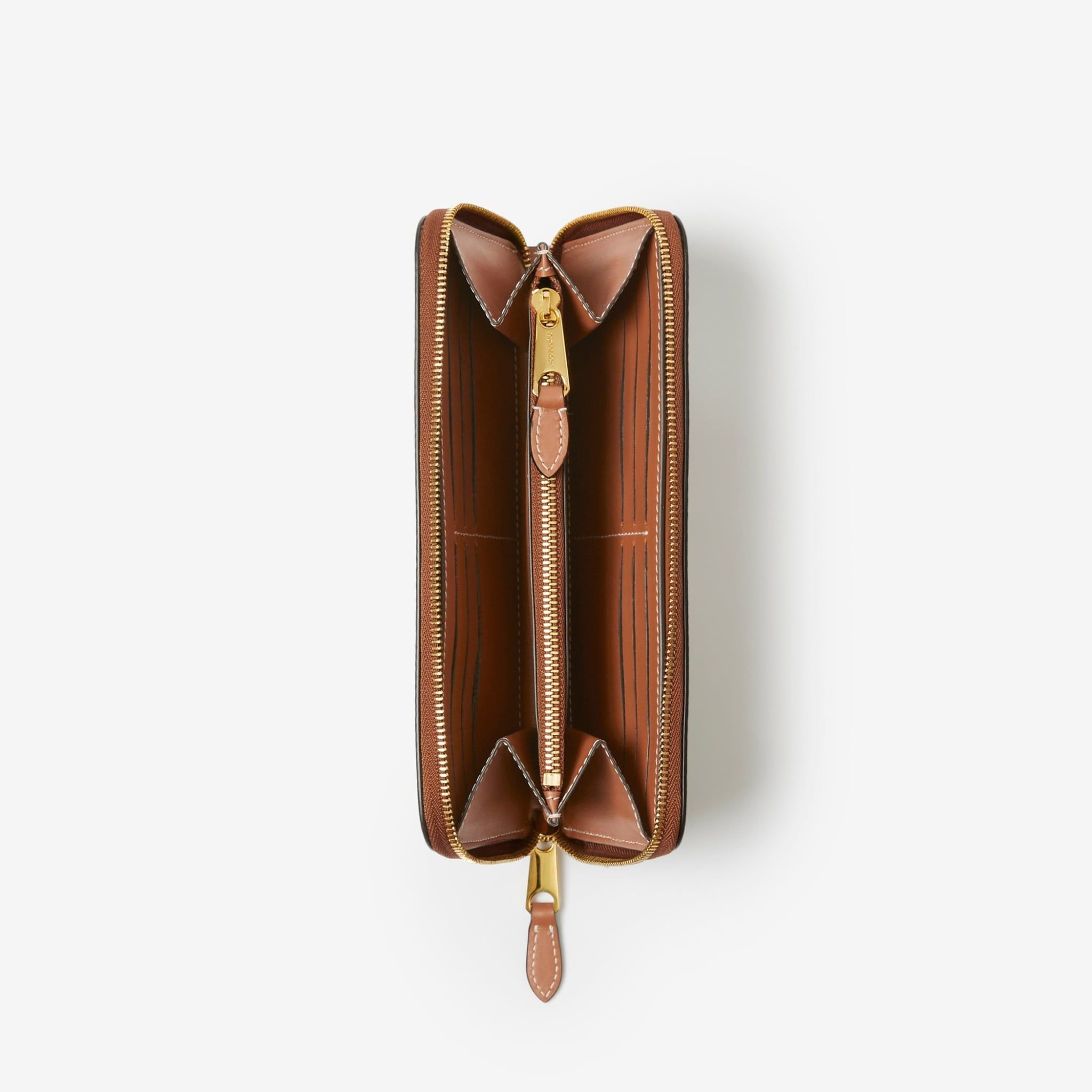  Ví Burberry Check Zip Wallet 'Beige' 