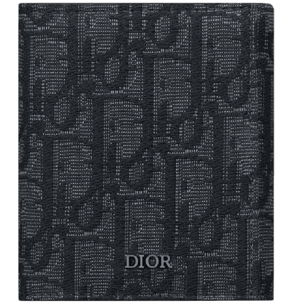  Ví Dior Trifold Wallet 'Black' 