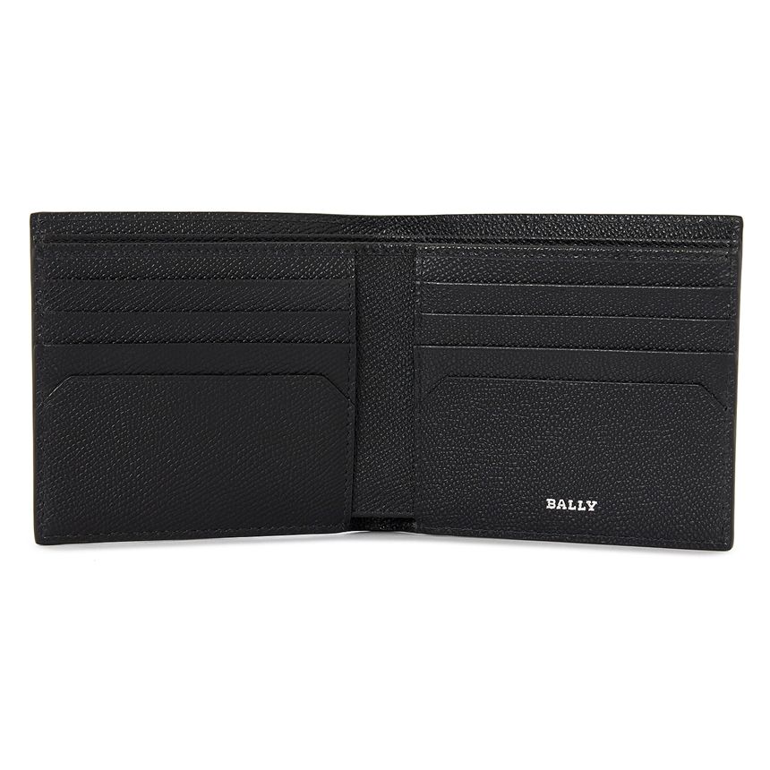  Ví Nam Bally Wallet 'Black Red' 