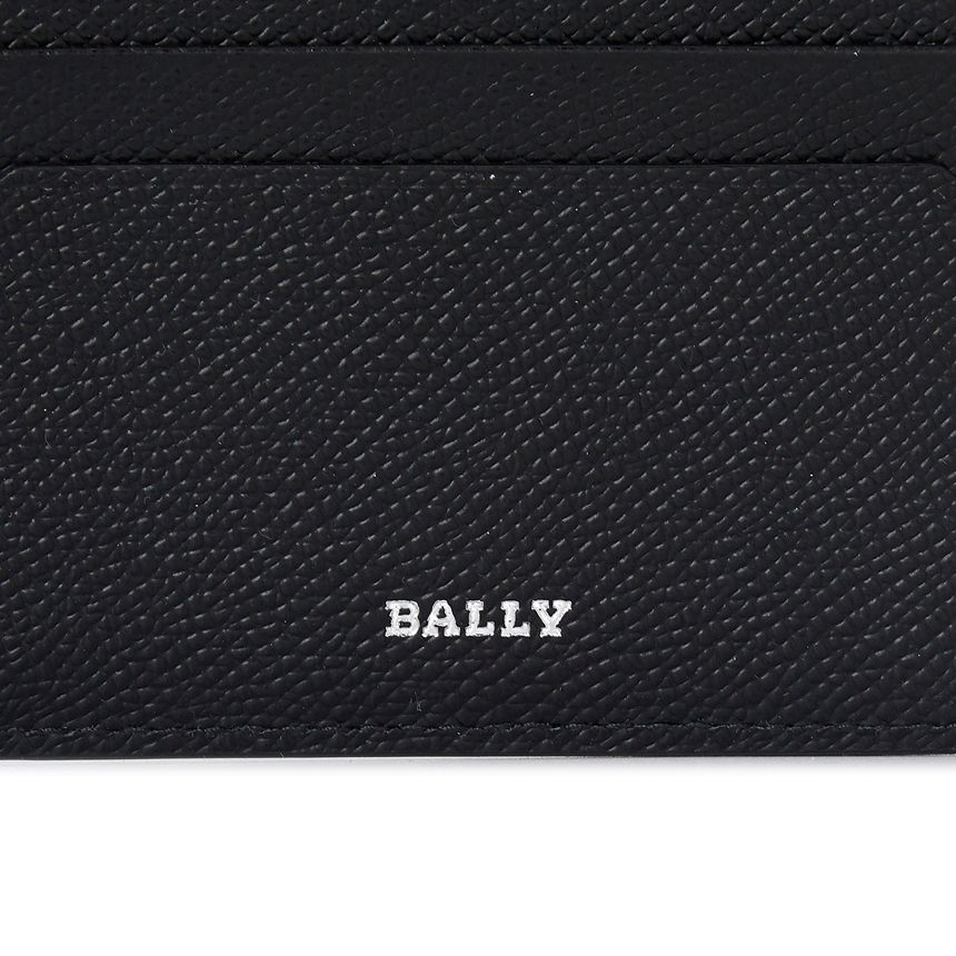  Ví Nam Bally Wallet 'Black Red' 