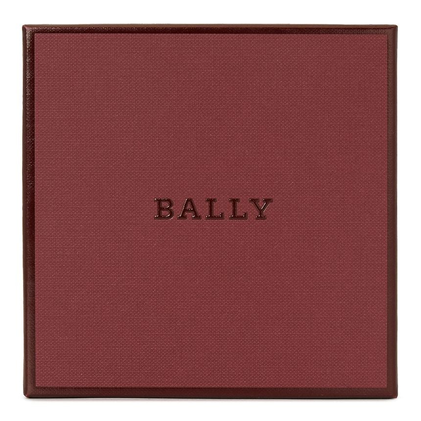  Ví Nam Bally Wallet 'Black Red' 