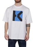  Áo Nam Kenzo Sport ‘Blocked K' Oversize T-Shirt Dove 'Grey Male' 