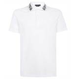  Áo Nam Versace Barocco Embroidered Polo Shirt 'White' 