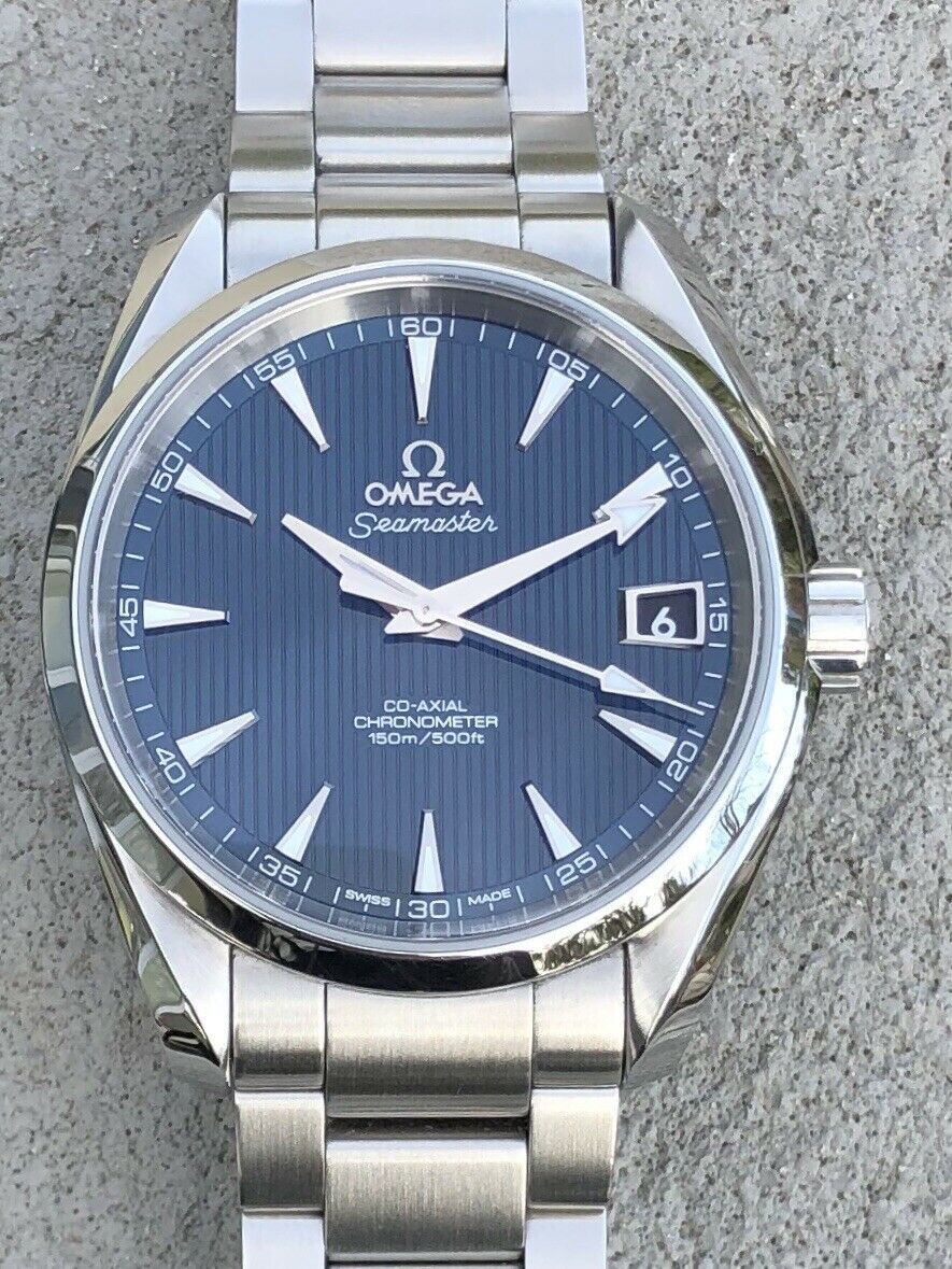  Đồng Hồ Nam Omega Aqua Terra 'Black' Dial 