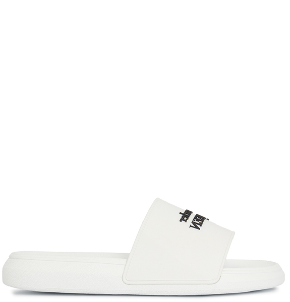 サンダル ALEXANDER MCQUEEN Men Sandals 663564W4RF0 9061 WHITE McQueen Hybrid sandals for Men - White in UAE | Level Shoes