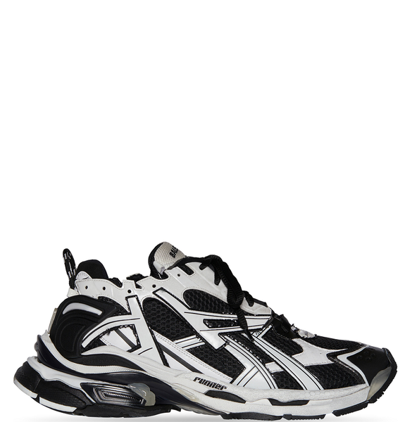  Giày Nam Balenciaga x Adidas Runner 'Black White' 