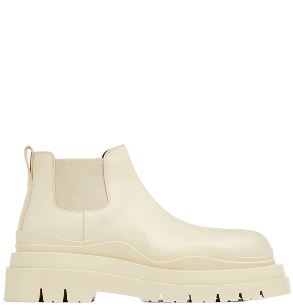  Giày Nam Bottega Veneta Tire Ankle Chelsea Boot 'Sea Salt' 