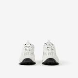  Giày Nam Burberry Vintage Check Mesh Suede Sneakers 'Archive Beige White' 