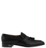 Giày Nam Gucci Loafer With Tassel 'Black Leather' ‎ 