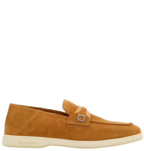  Giày Nam Salvatore Ferragamo Deconstructed Loafer 'Camel' 