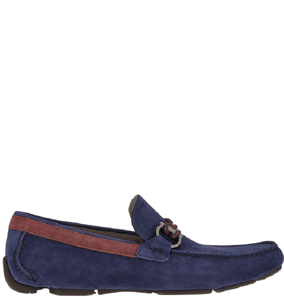  Giày Nam Salvatore Ferragamo Driver Gancini 'Marine Blue' 