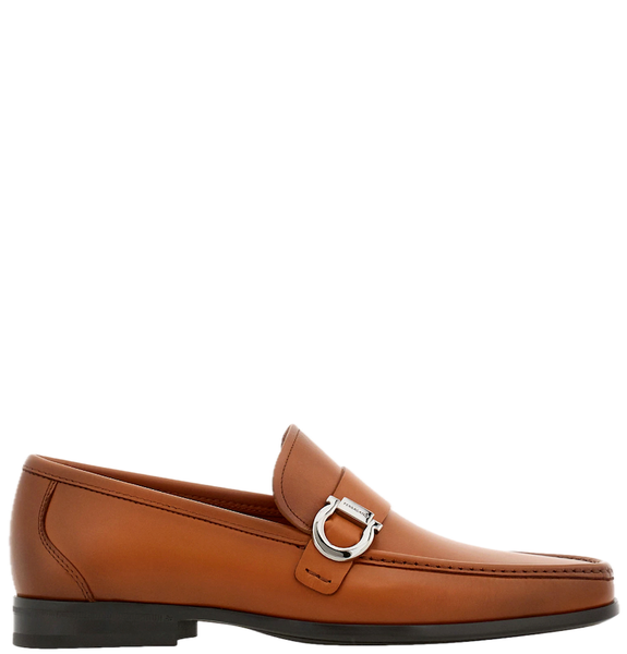  Giày Nam Salvatore Ferragamo Moccasin Gancini Ornament 'Cognac' 