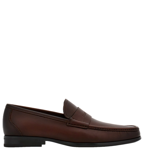  Giày Nam Salvatore Ferragamo Moccasin With Signature 'Cocoa' 