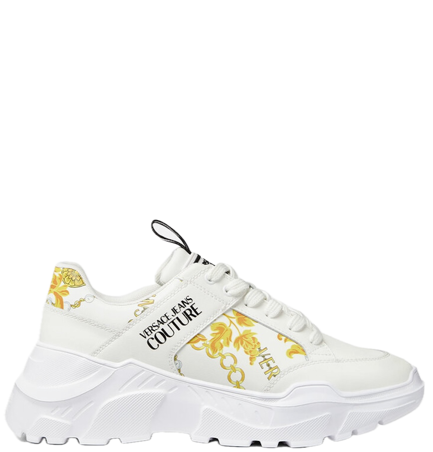  Giày Nam Versace Jeans Couture Chain Couture Speedtrack Trainers 'White' 