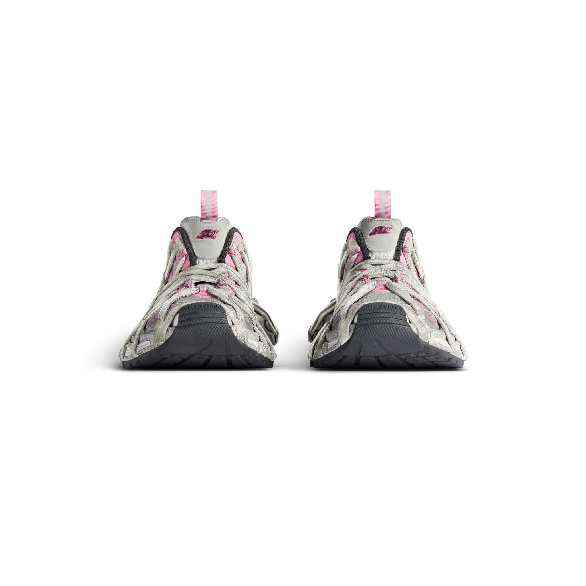 Giày Nữ Balenciaga 3xl Extreme Lace Trainers 'Grey Pink' 