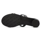  Giày Nữ Balenciaga Logo Round Slippers Sandals 'Black' 