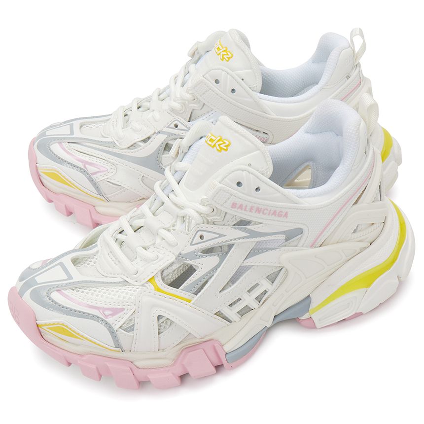  Giày Nữ Balenciaga Track 2 Trainer Sneakers 'White' 