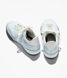  Giày Nữ Chanel Trainers Calfskin 'Light Blue White' 
