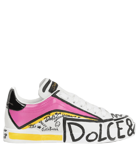  Giày Nữ Dolce & Gabbana Limited Edition Portofino Sneakers 'Multicolor' 