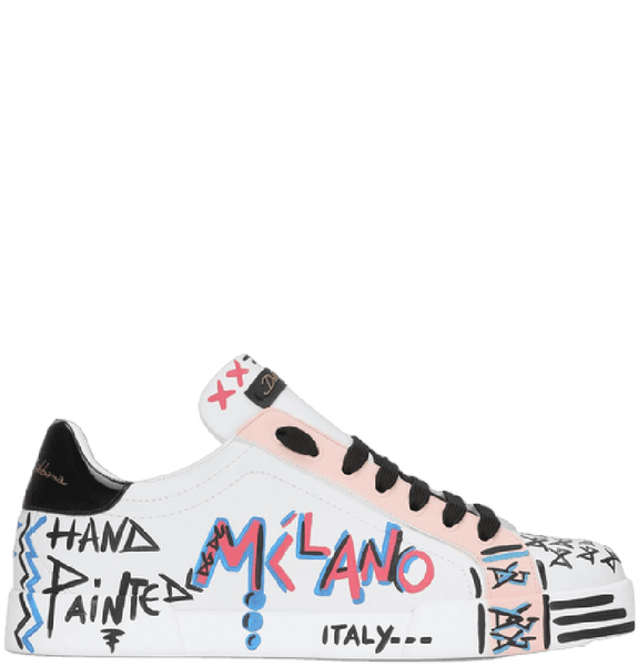  Giày Nữ Dolce & Gabbana Limited Edition Portofino Sneakers 'Multicolor' 