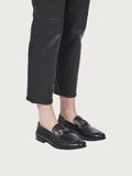  Giày Nữ Salvatore Ferragamo Gancini Mule Loafer 'Black' 