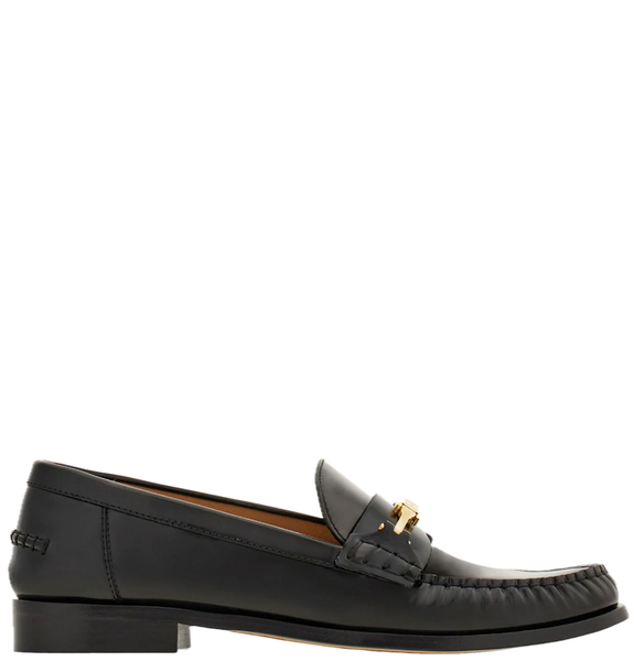  Giày Nữ Salvatore Ferragamo New Vara Chain Loafer 'Black' 