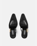  Giày Nữ Versace Crystal Medusa '95 Pumps 'Black' 