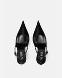  Giày Nữ Versace Pin Point Slingback Pumps 'Black' 