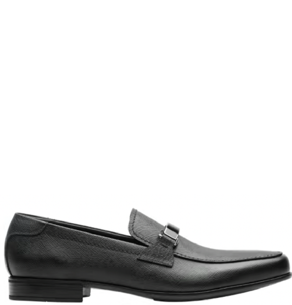  Giày Nam Prada Saffiano Leather Loafers 'Black' 