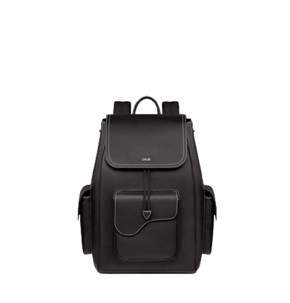  Balo Nam Dior Saddle Grained Calfskin 'Black' 