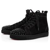  Giày Nam Christian Louboutin Lou Spikes 'Black' 