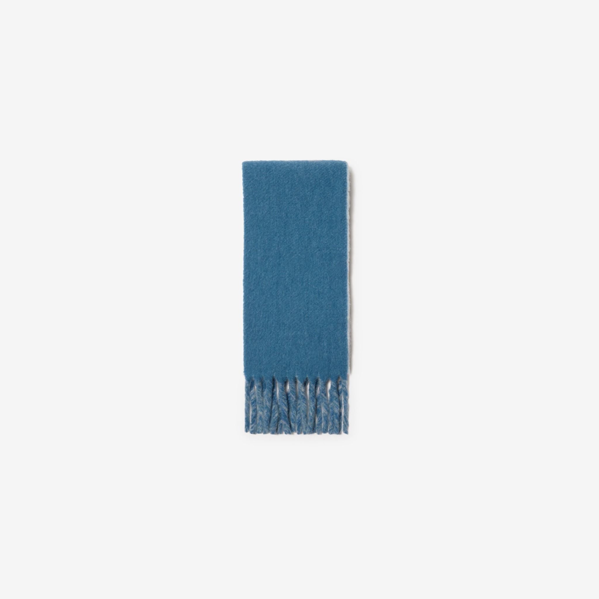  Khăn Burberry Reversible Logo Alpaca Wool Blend Scarf 'Blue' 