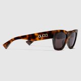  Kính Gucci Rectangular Frame Sunglasses 'Tortoiseshell' 