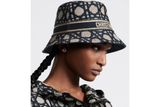  Mũ Nữ Dior D-bobby Small Brim Bucket Hat 'Beige Blue' 