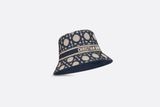  Mũ Nữ Dior D-bobby Small Brim Bucket Hat 'Beige Blue' 