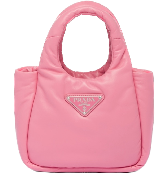  Túi Nữ Prada Padded Soft Leather Bag 'Geranium Pink' 