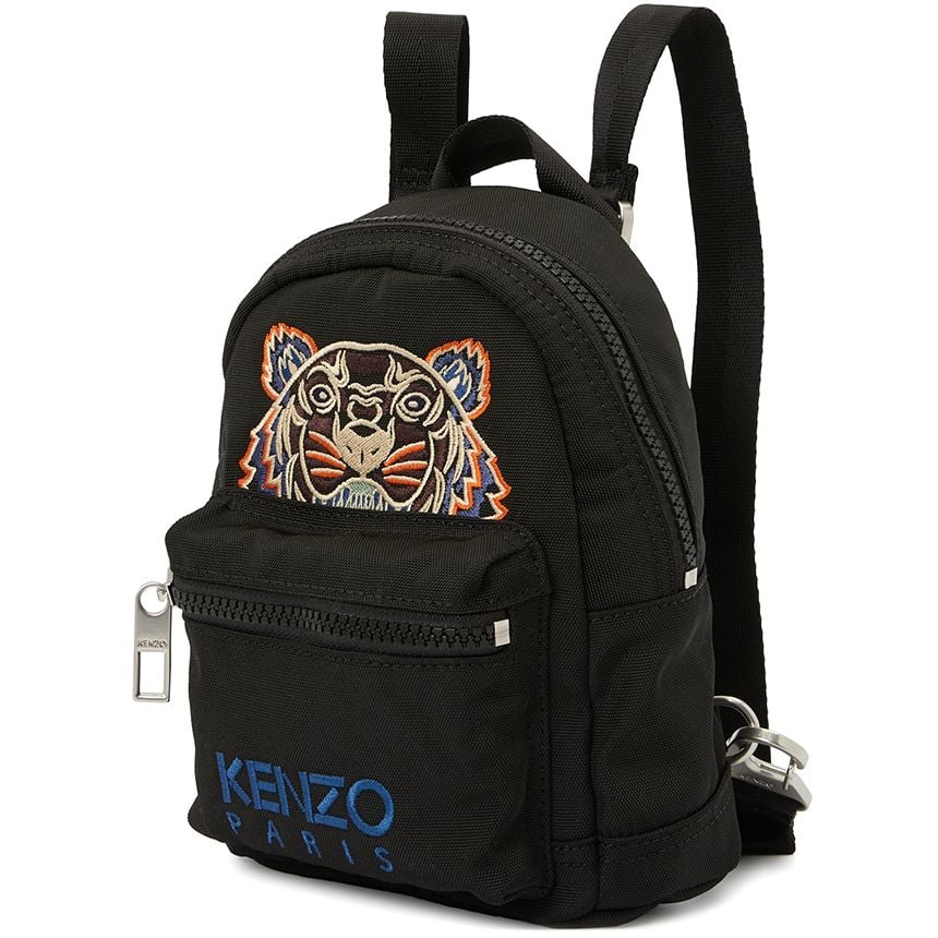  Balo Nữ Kenzo Tiger Mini Backpack 'Black' 