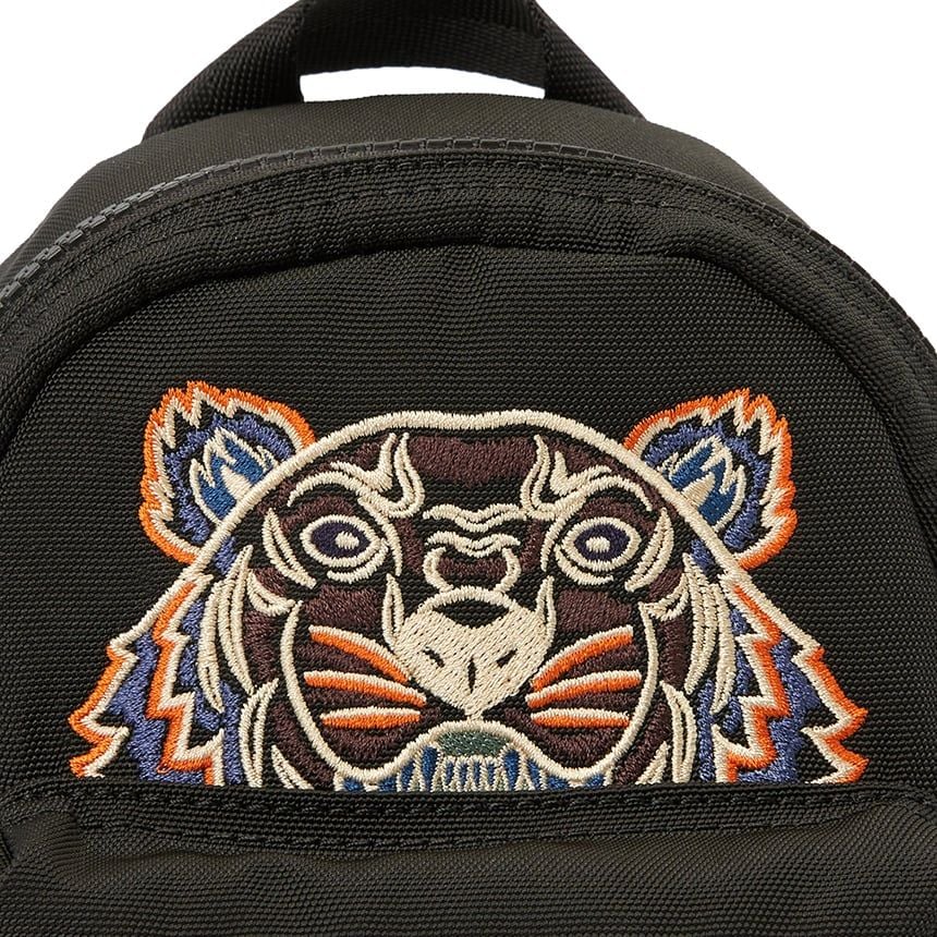  Balo Nữ Kenzo Tiger Mini Backpack 'Black' 