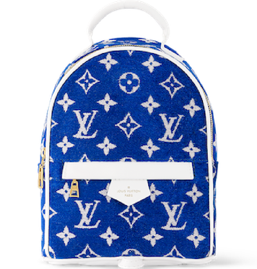 Balo Nữ Louis Vuitton Palm Springs Mini Backpack 'Blue' M46207