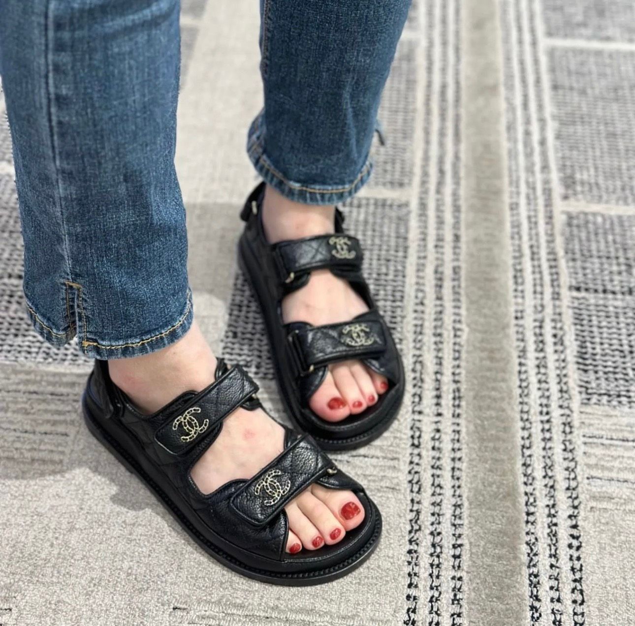 Sizing prices and more  A Chanel dad sandals review