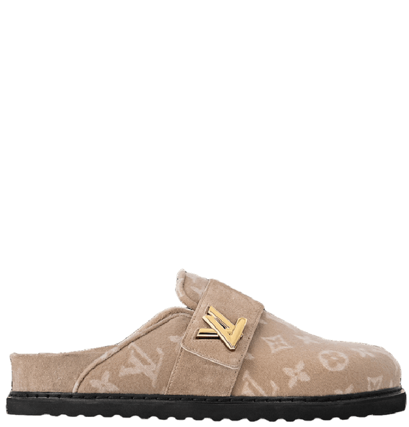  Dép Nữ Louis Vuitton LV Cosy Flat Comfort Clogs 'Beige' 